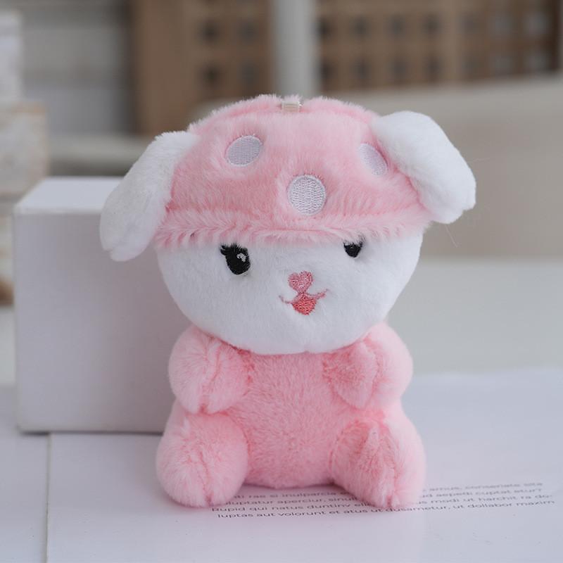 Plush Mushroom Adorable Stuffed Animal Keyring For Bag Accessories Charm