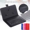 Wireless Bluetooth Keyboard with Leather Case Mini Stand Cover Slim