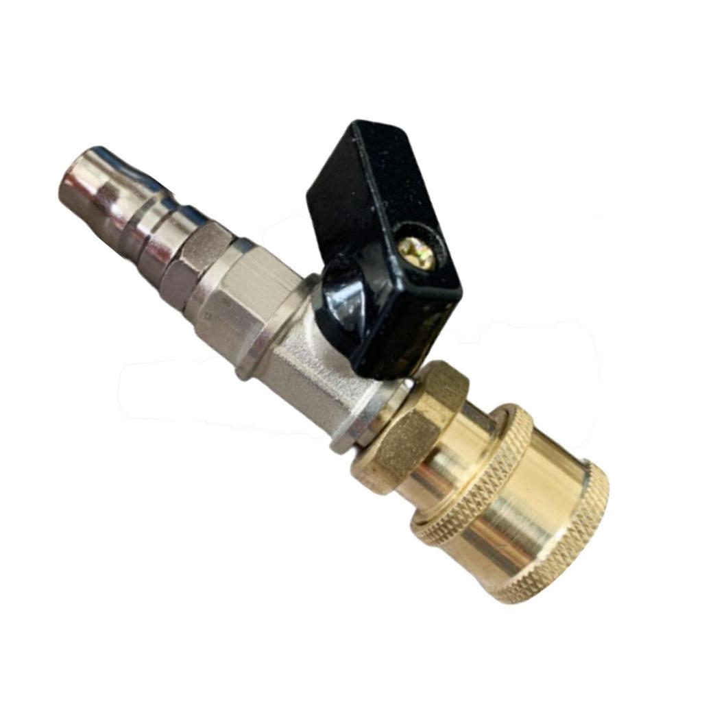 High Pressure Washer Ball Valve Kit Sturdy Quick Connect Plug for Pressure Washer Hose Hose Switch Power Washer Hose Accessory
