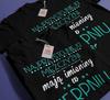 Koszulka Czarna T Shirt Na Imieniny Personalizacja Miesiąc Solenizanta
