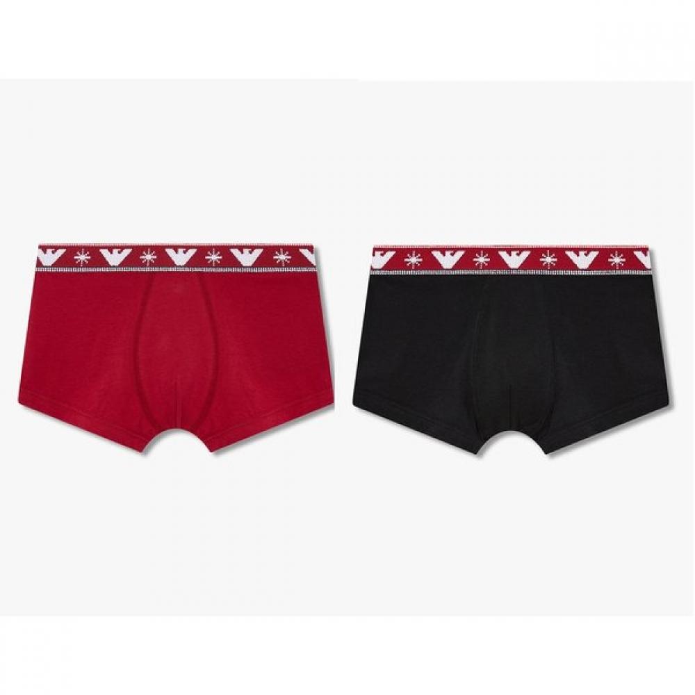 Emporio Armani Men S Cotton drawerS Big Eagle 2 Piece Set M(100)