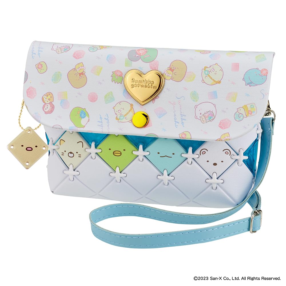 Beverly Sumikkogurashi Patcherie Shoulder Bag [Make a cute bag] [Includes adjustable shoulder strap]