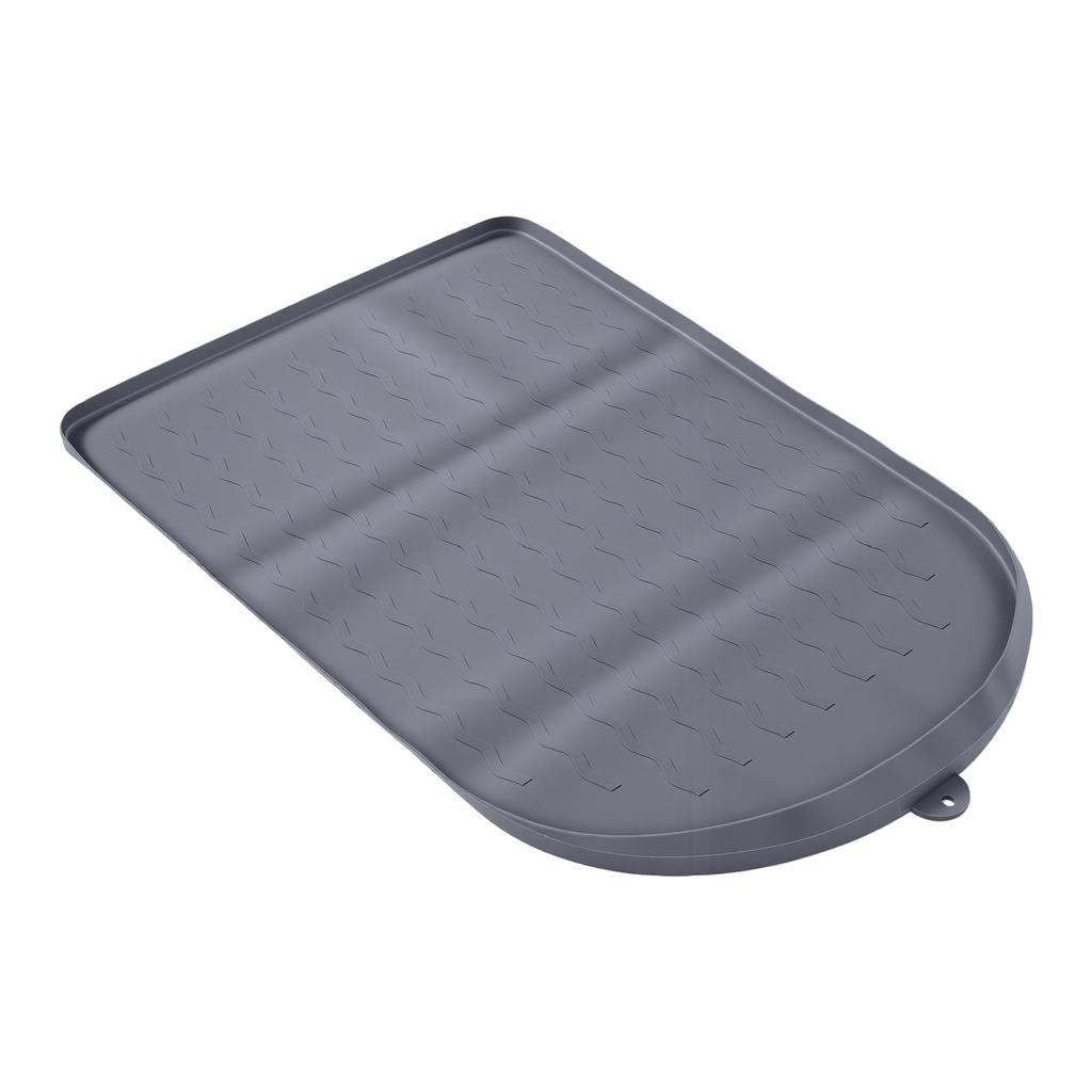 Cat Litter Mat Waterproofing Antislip Large Silicone Litter Box Mat with Raised Edges for Indoor Cats Kitty