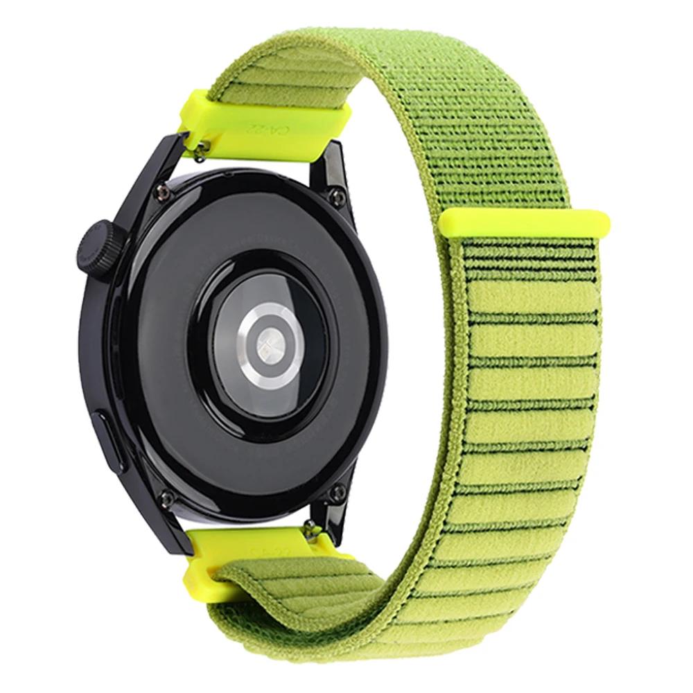 20/22mm Nylon Loop Strap For Samsung Galaxy Watch5 Pro/7 6 5 4 40mm 44mm/Watch3 45mm/Gear S3 Classic Replace Breathable Bracelet