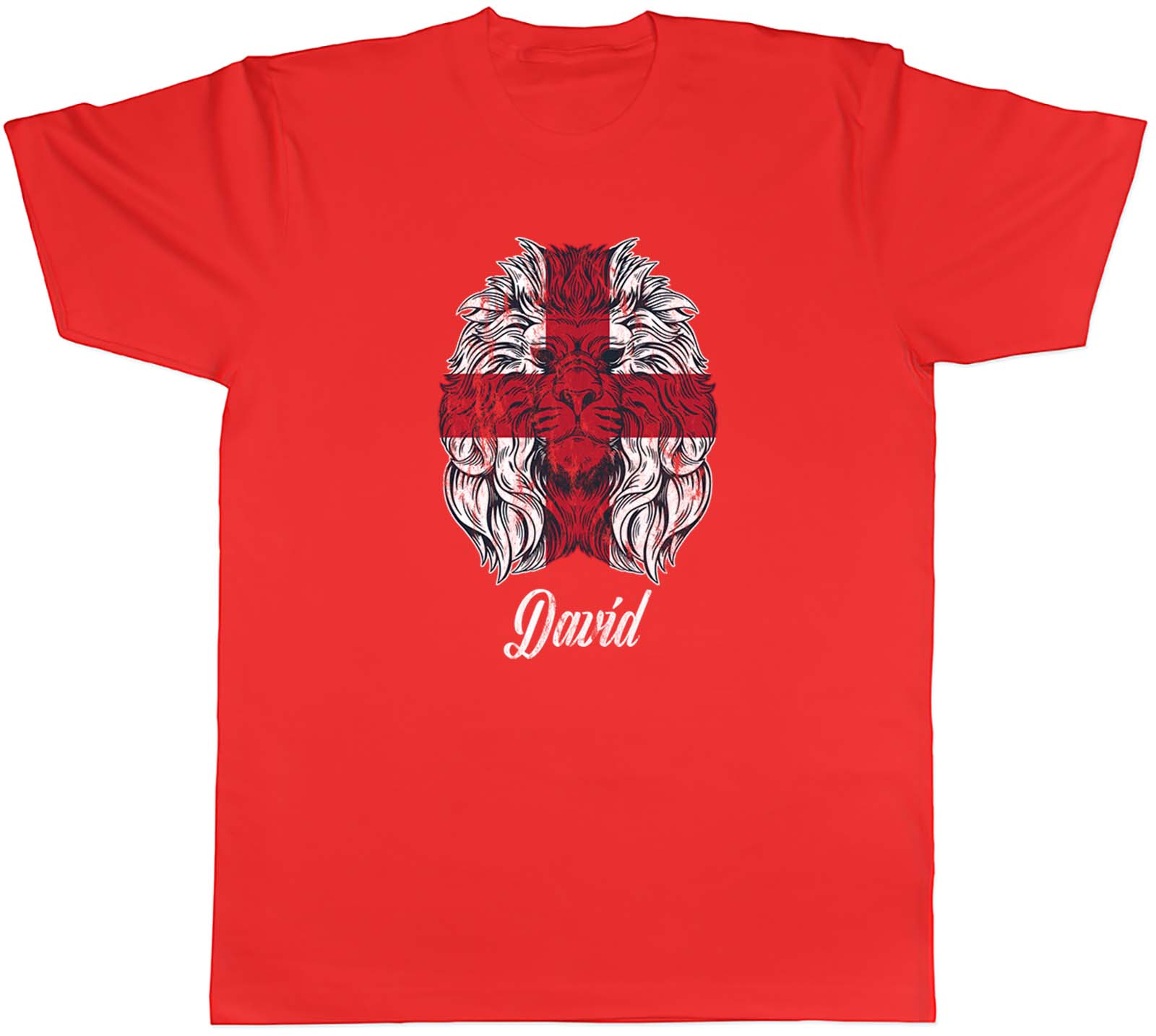 Personalised England Lion Unisexs Unisex TShirt Tee Gift S