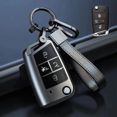 Klappschlüssel für Volkswagen VW Golf 7 ALLTRACK MK7 Tiguan SEAT Ateca Leon FR 2 Ibiza Skoda Octavia Autoschlüssel Hülle Abdeckung Zubehör