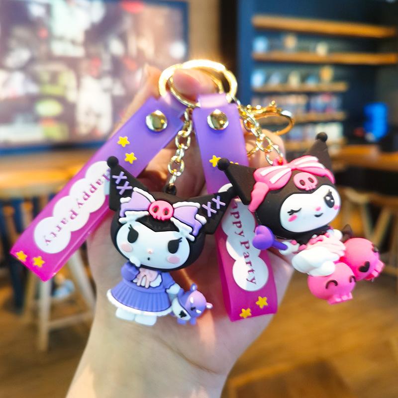 Happy Kurumi Keychain High-end Doll Claw Machine Gift Companion Gift Small Accessory Wholesale Fashion Toys Anime Cartoon Frind