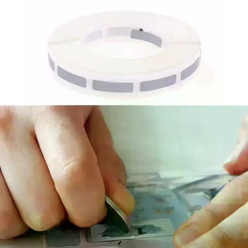Reward Scratch Card Film Coated Stickers Gray Silver Gold Scratch Off Labels Diy Redemption Vouchers Scratched Stripe Card Film