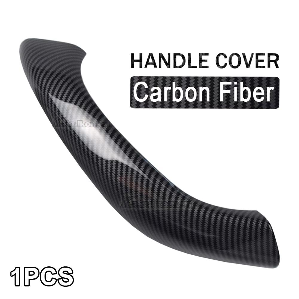 High Quality Car Inner Door Handle For BMW X1 F48 F49 2016-2019 X2 F39 2017-2020 Carbon Fiber Interior Door Handles Car Styling
