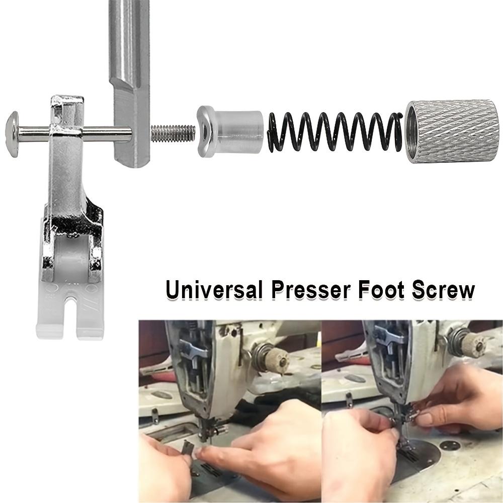 1 Quick-change Screw Device For Industrial Lockseam Sewing Machine Parts Springs Easy To Change Presser Foot Attachments