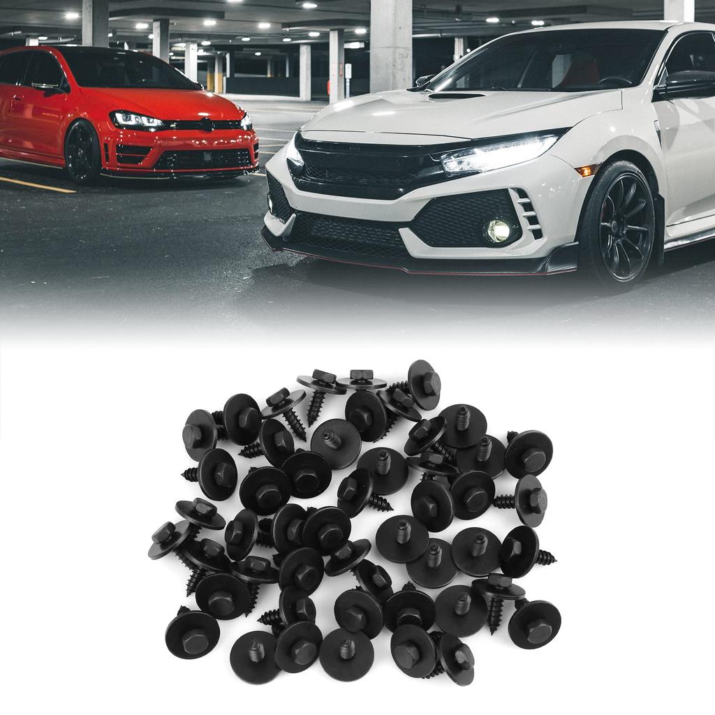 uxcell Screw Bolt Retainer Fender Liner Lower Cover Screw Compatible