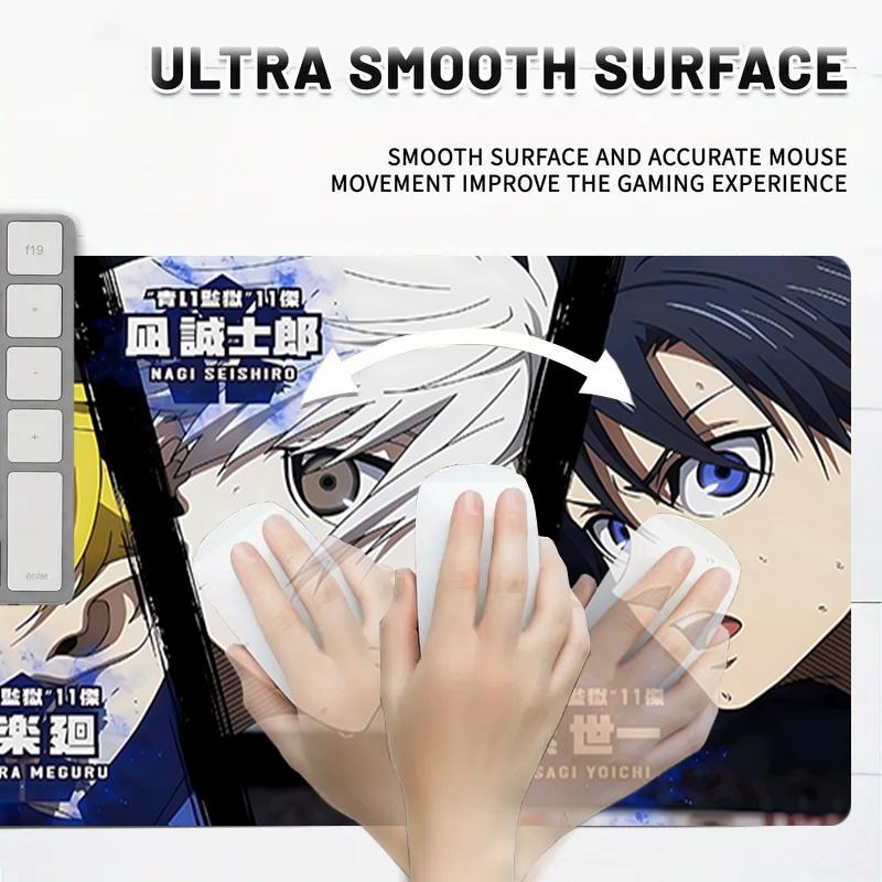 1Pc Anime Characters Series Gaming Mouse Pad Keyboard Desk Mat Non-slip Rubber Lock Edge Waterproof Computer Mousepad for Office Home Decor S1197