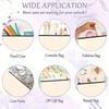 Portable Soft Travel Makeup Bags Printing Canvas Charger Storage Bag Large Capacity Multifunctional Cosmetic Bag Home