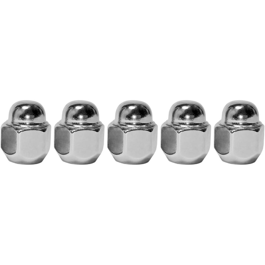 M12X1.5 Chrome Wheel Lug Nut Compatible With Hyundai Sonata Elantra Tucson Genesis Accent Santa Fe Kia Forte Optima Sportage Sorento Rio Rondo
