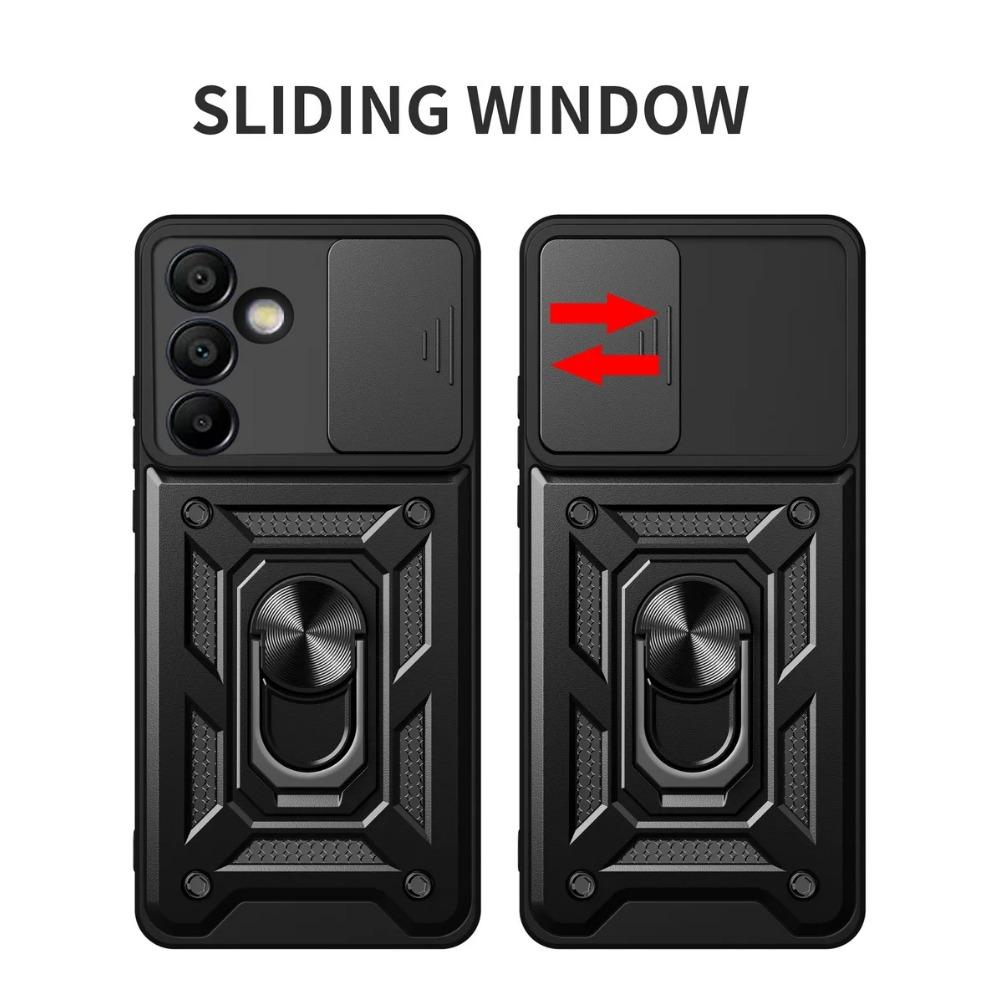 Militärische Panzerungshalterung Kameraschutzhülle für Samsung Galaxy S24 S24 Ultra S23 S22 Plus S21 S20 Hybridringständer Stoßfeste Vollschutzabdeckung