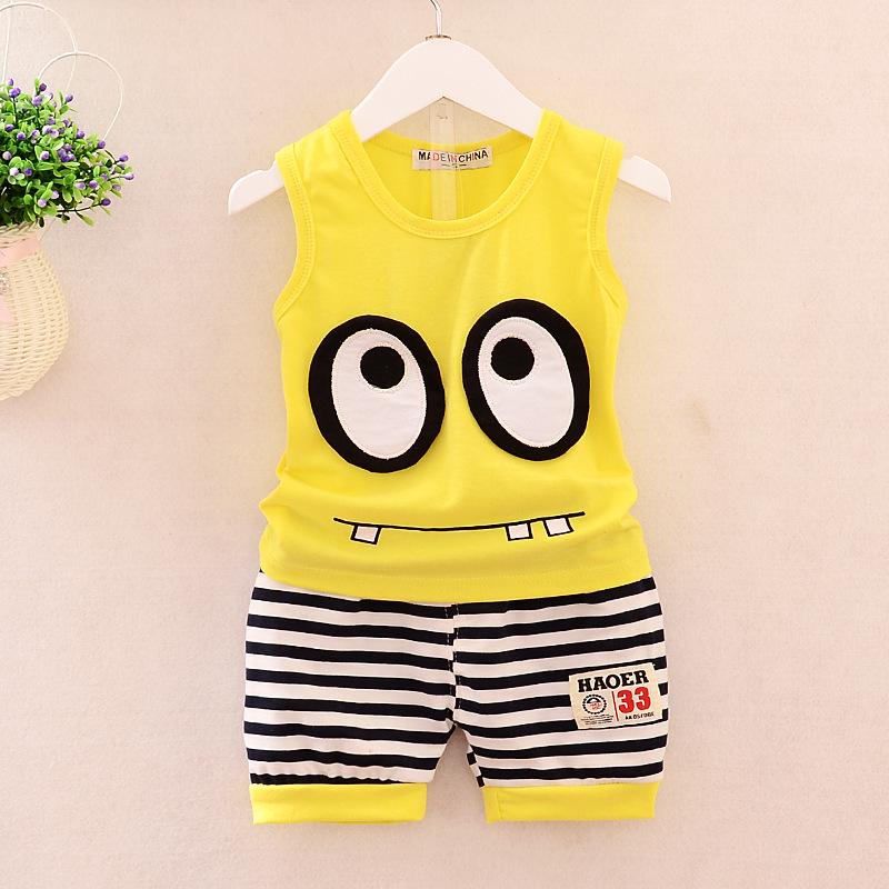 Korean-Style Summer Floral Vest & Shorts Set for Girls (0-4 Years)