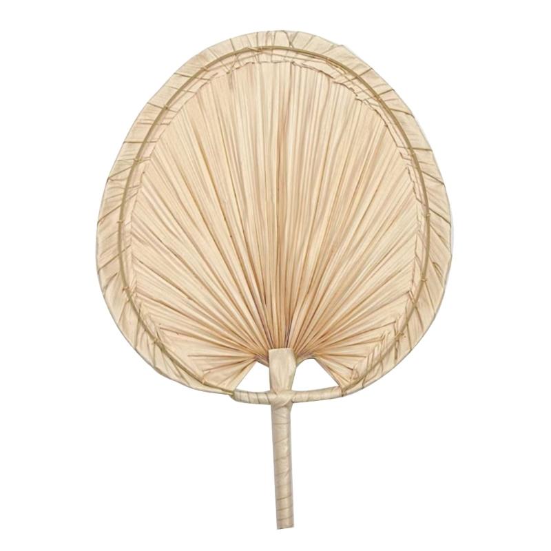 Hand Woven Fan Handmade Fan Lightweigt Fan for Elder Children Women Men Suitable for Summer Beach- Decorations Durable
