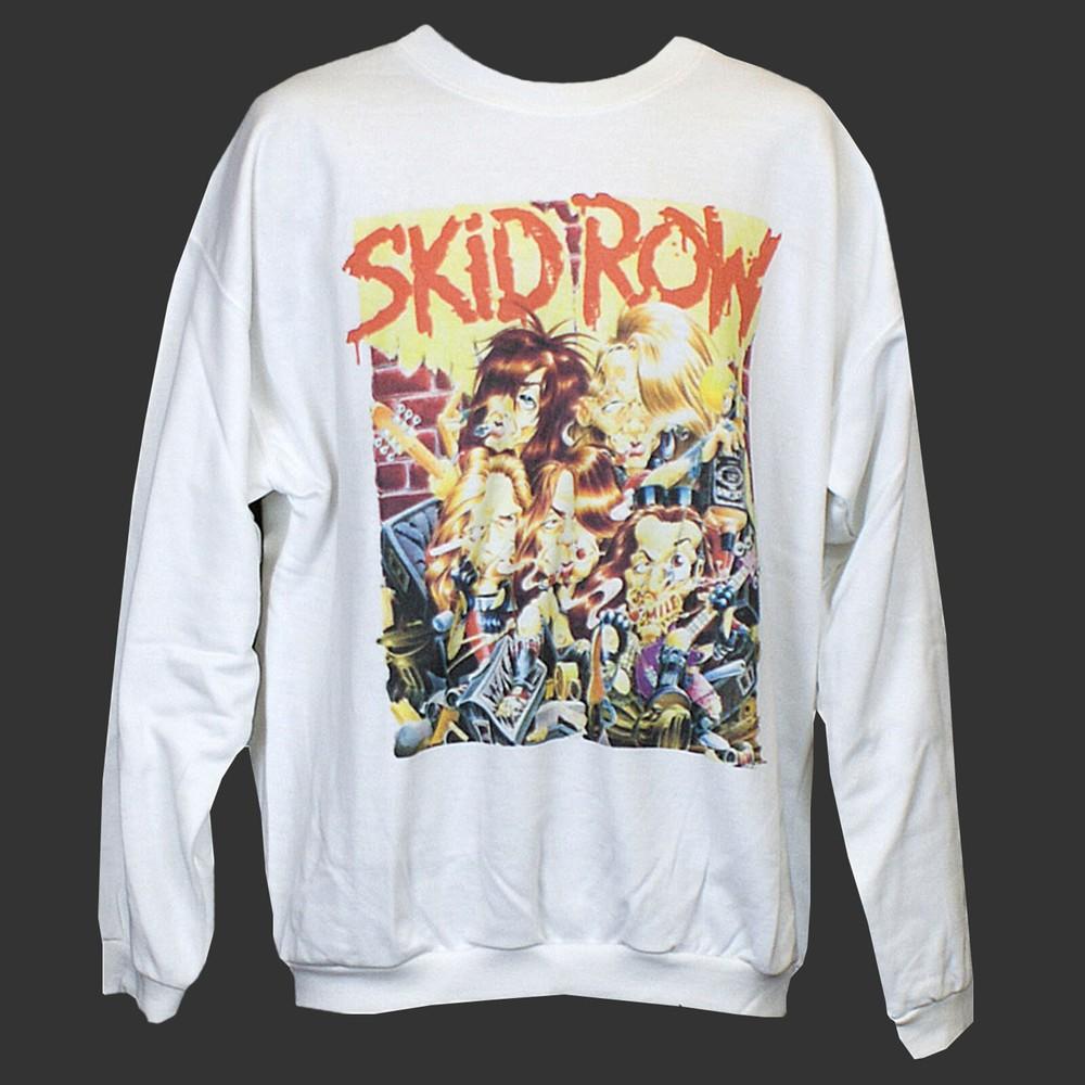 

Skid Row Metal Rock Sweatshirt Jumper Unisex White S-3XL S
