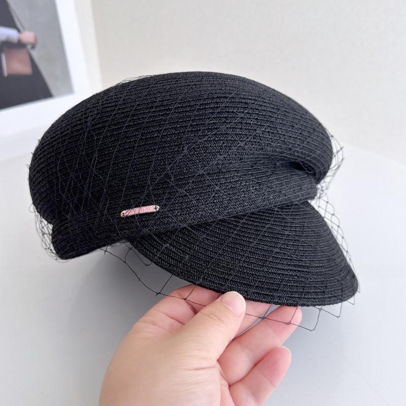 New Japanese Hats For Women Solid Plain Octagonal Newsboy Cap Ladies Summer Casual Straw Hat Beret Painter Cap Military Bonnets