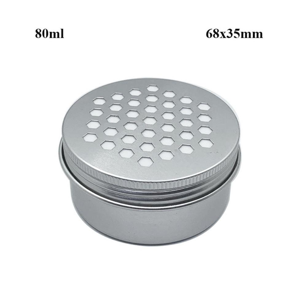 

Hollow Out with Holes Cosmetic Face Eye Cream Packing Metal Empty Can Soap Storage Can 6