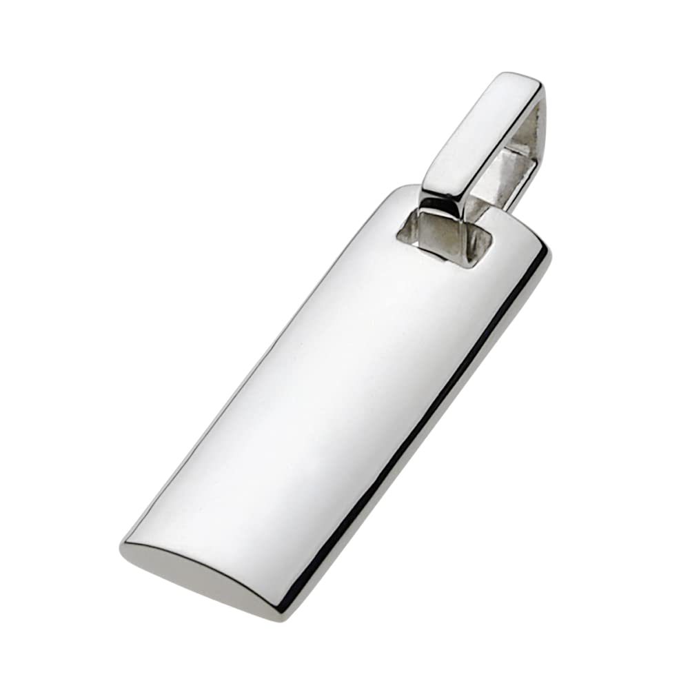 

Simple Plate Pendant fp0280 [Figmart] [Silver Accessory]