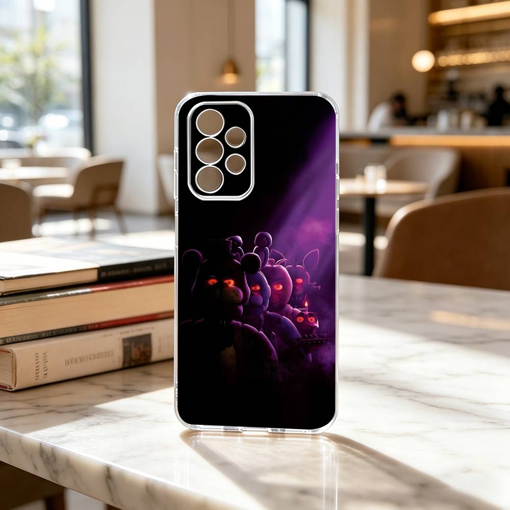 F-Five N-Nights GAME Phone Case For Samsung S25,S24,S21,S22,S23,S30,Ultra,S20,Plus,Fe Transparent Cover