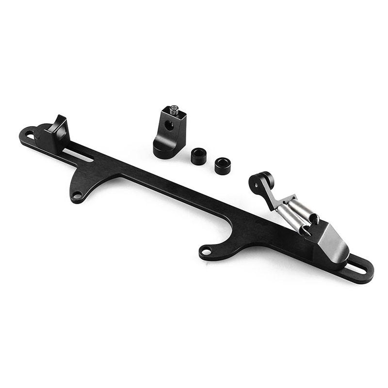 Durable Aluminum Throttle Cable Carb Bracket Set In Vibrant Colors For Holley 4500 Dominator