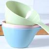 1Pcs Wide Handle Plastic Water Ladle Thickened Water Dipper Multipurpose for Home Kitchen Bathing Flower Watering Pink
