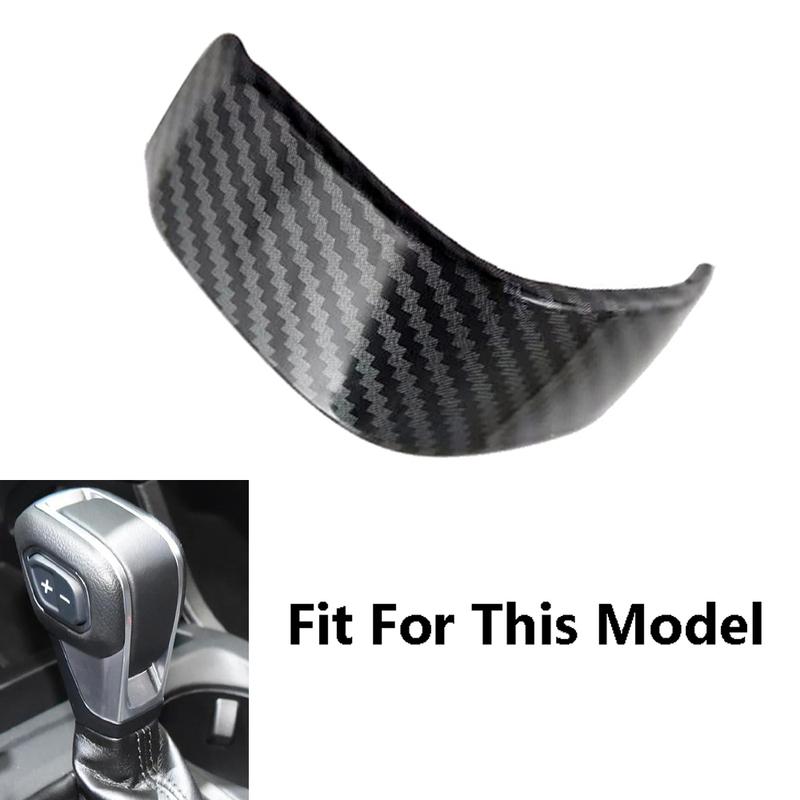 Fit for Ford Ranger P703 -2024 Gear Shifter Knob Decorative Cover Trim Carbon Fiber Gear Shifter Knob Decorative Cover Trim