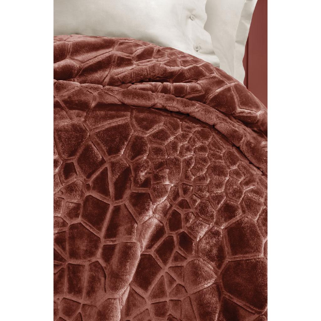 Meave Double Emboss Decke – Grau