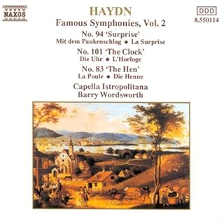 

CD BARRY WORDSWORTH CONDUCTOR CAPE Haydn Symphony No. 83 The Hen N 8550114 2013 Japan ObiClassical Used