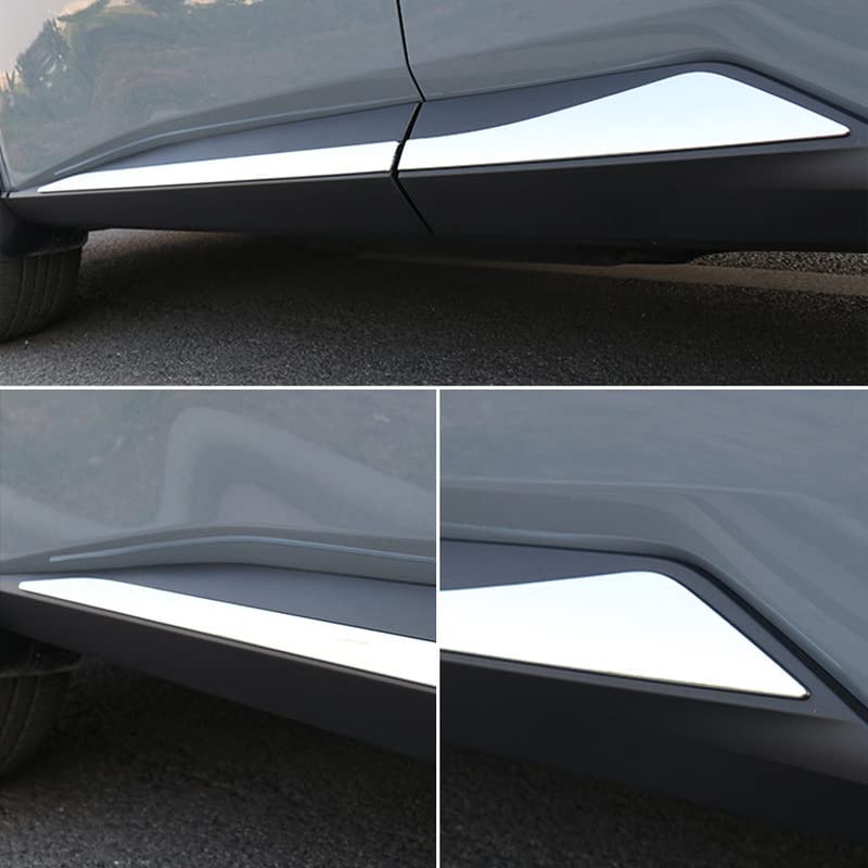 Onami Nissan Side Door Side Door Exterior Parts for NISSAN Mirror X-Trail Moulds, Garnishes, X-TRAIL T33/SNT33, ABS, 4-Piece Set, Finish, Plated,