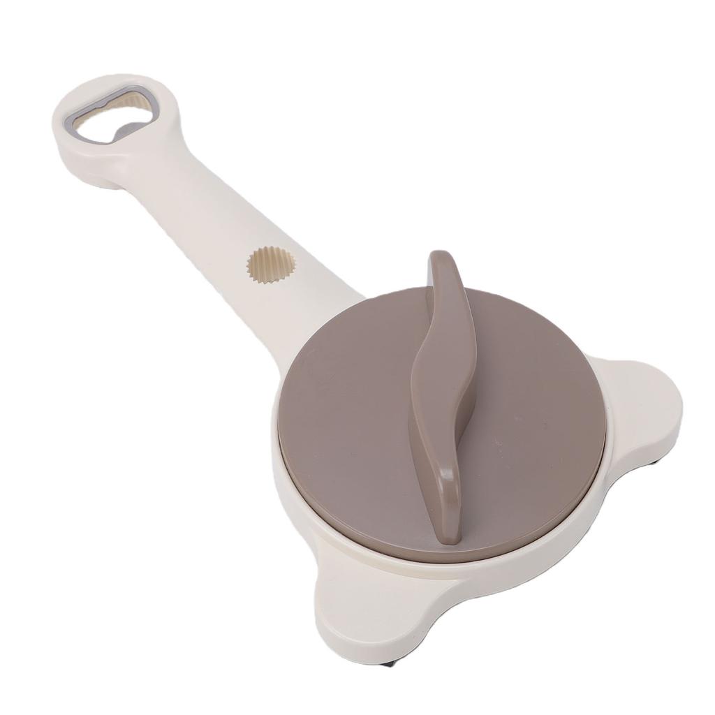 4 in 1 Jar Opener Adjustable Stainless Steel Lid Remover Manual Can Opener for Kitchen Jars Bottles Cans Khaki
