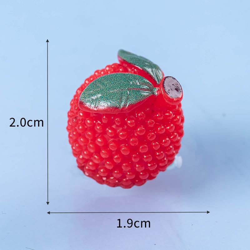 Микропейзаж Моделирование Фрукты Милые Фрукты Земляничное дерево Персик Помидор Украшения своими руками Слепой Мешок Аксессуары Украшения для стола simulated fruit 10pcs