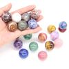 30Mm Crystal Ball Natural Reiki Healing Quartz Stone Globe Energy Gemstone Fengshui Sphere Wicca Chakra Massage Home Decor Gifts