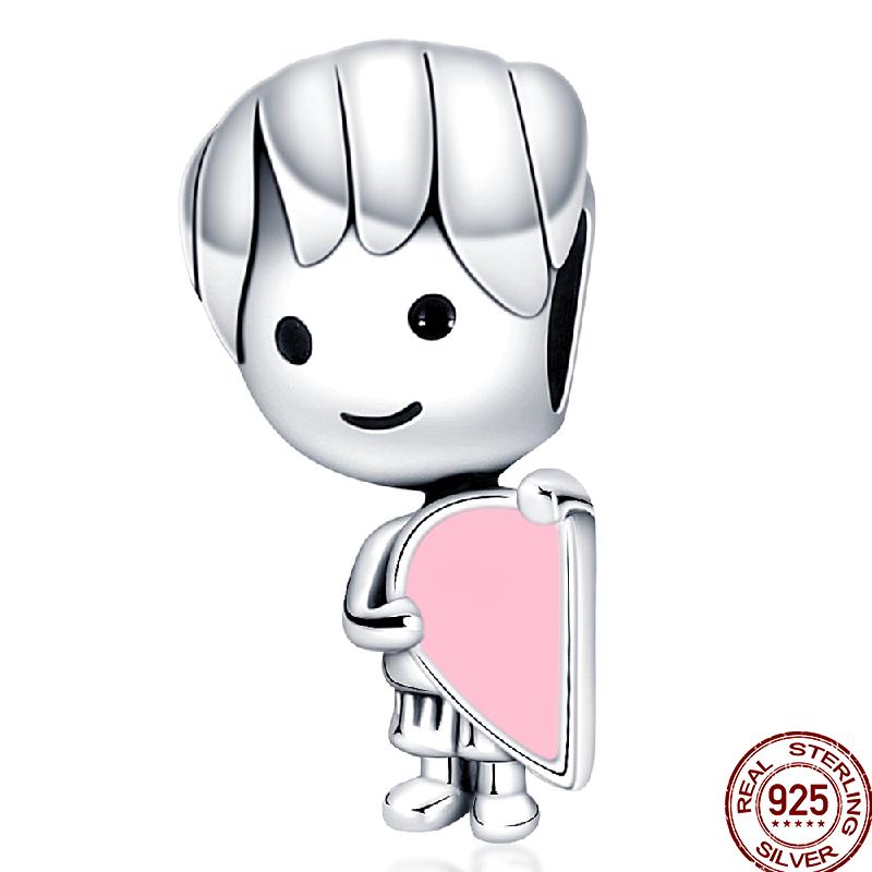 Copper Character Series Sports Cute Boys And Girls Charm Beads Suitable For 3Mm Original Bracelet Diy Jewelry