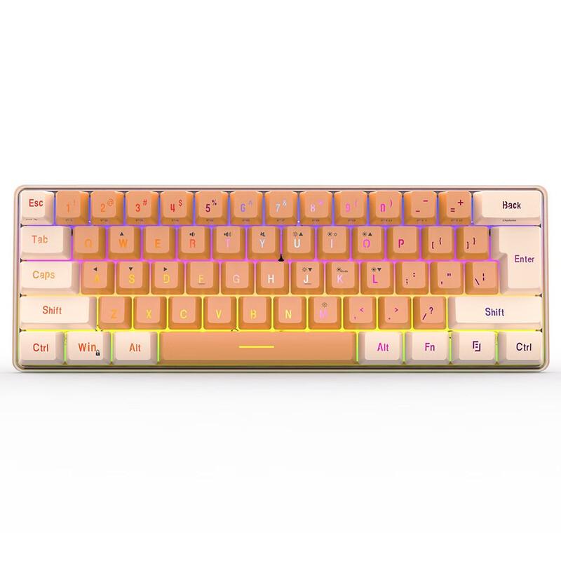 Y-FRUITFUL K401 Wired RGB Mechanical Feel Gaming Keyboard