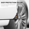 GJIFK1 2pcs Silicone Car Door Corner Cover Bumper Scratch Protector For Fiat Abarth 595 Abarth 500 Abarth 124 Spider Car Accessories
