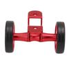 Bicycle Mudguard Easywheel Mudguard Rollers Wheels Double Wheel for for Brompton Folding Bike for DahonRed