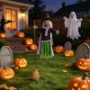 Animated Halloween Witch Decoration Lighted Haunted Sound Activated House