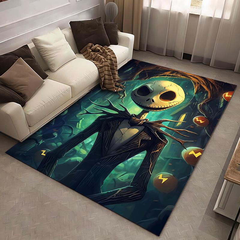 Classic Movie Nightmare Before Christmas Jack Large Carpet LivingRoom Home Decor Sofa Table Rug Anti Slip Chair Lounge Floor Mat