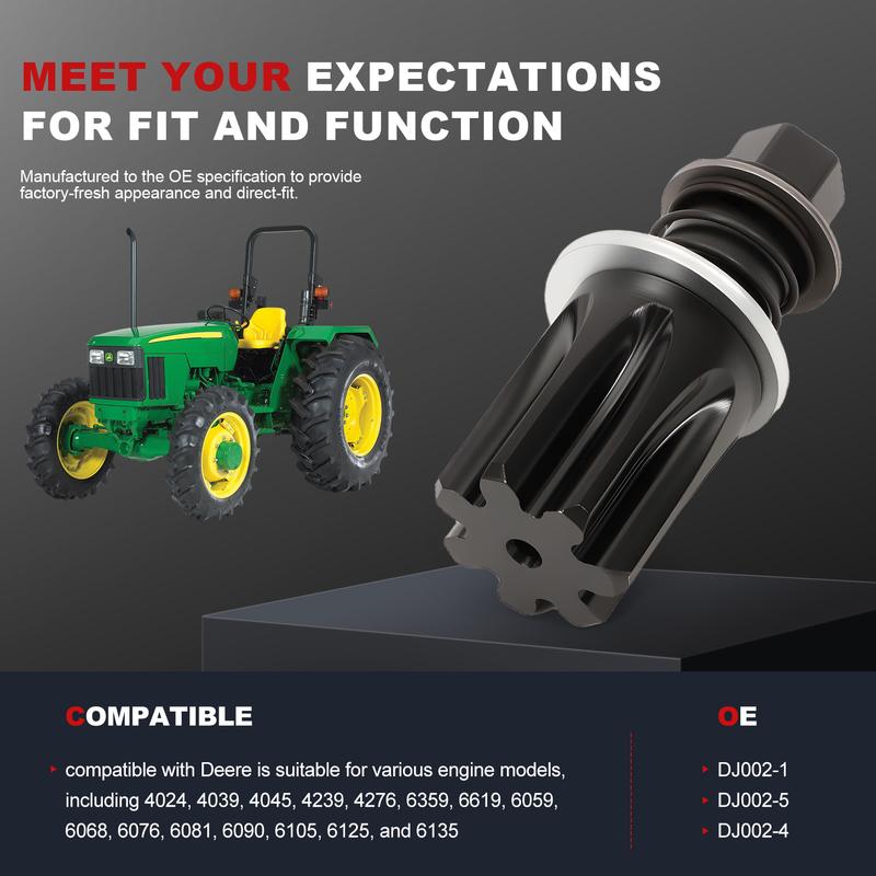 Engine Turning Tool and Timing Set for John Deere Engines Metal for 4024 4039 4045 4239 4276 6090 DJ002-1 DJ002-5 DJ002-4