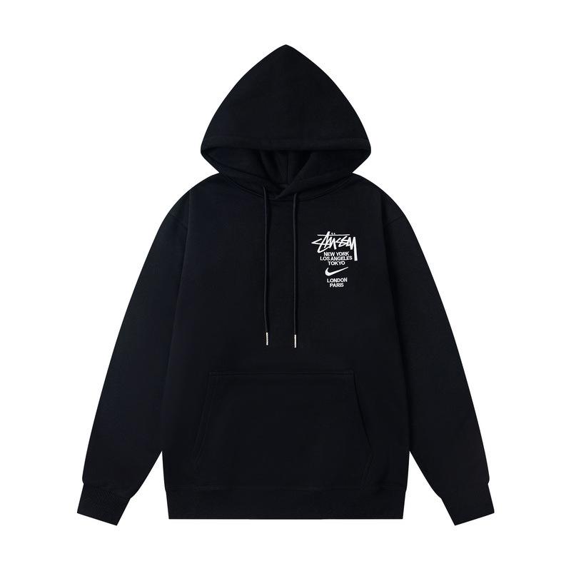 Trendy New Arrival: Unisex College Style Loose Hoodie with Embroidered Letter Logo