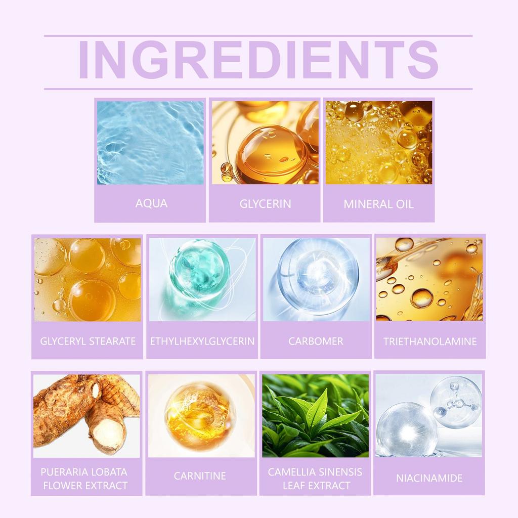 Hydratační krém s Puerarií Hydratuje, Zpevňuje, Hydratuje a Zvyšuje Elasticitu Pokožky Tělový Krém