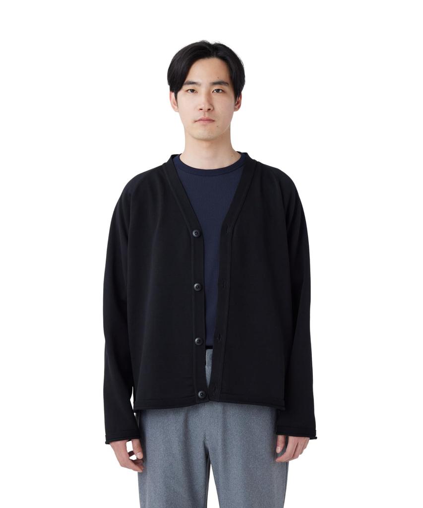 Snow Peak Knit Cardigan Size Water-Repellent KN-26SU002 (Men's/Women's, BLACK, M)