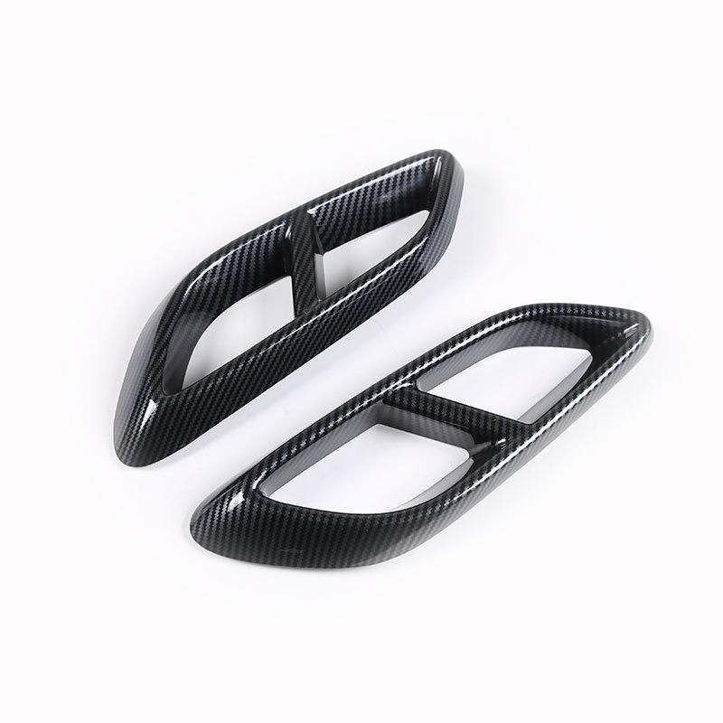 For Mercedes Benz E-Class W214 2024+ E260 300 ABS Car Rear Exhaust Muffler Pipe Cover Trim Tail Throat Frame