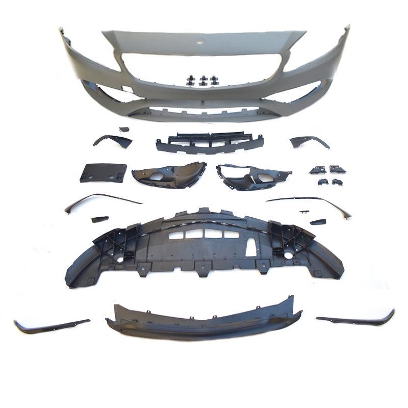 Wide Body Kit with GT Grille for Mercedes-Benz A-Class W176 A45 (2013-2018) - Front & Rear Bumpers, Side Skirts