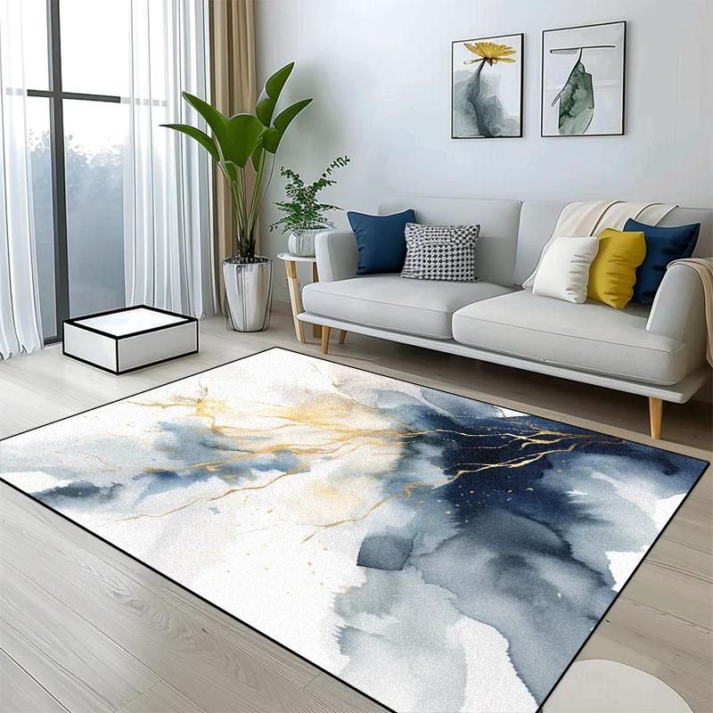 

Abstract Splash Ink 3D Printed Living Room Large Area Carpet Home Decor Kids Room Bedside Carpets Non-slip Bath Rugs Sofa Mats 60*90cm
