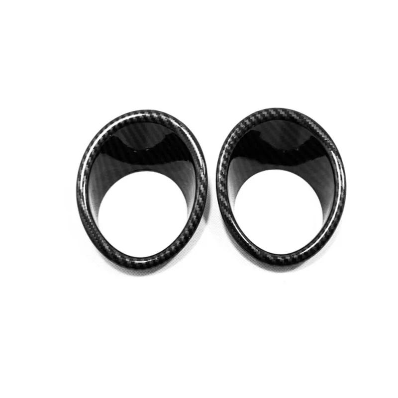 For Toyota RAV4 RAV 4 XA50 - ABS Carbonfiber Front Foglight Fog Light Lamp Cover Trim Frame Sticker Exterior Accessories