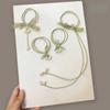 Set lily of the valley flower rubber band hair ring high elasticity and durable Korean version of the head rope new fresh girl hair tie rope